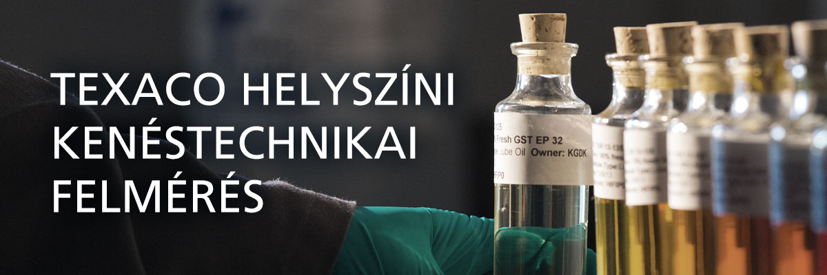 Texaco helyszíni kenéstechnikai felmérés